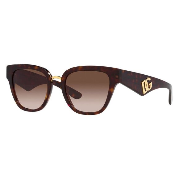 Dolce & Gabbana Accessories - New Dolce & Gabbana Havana Butterfly DG4437 502/13 Sunglasses Women